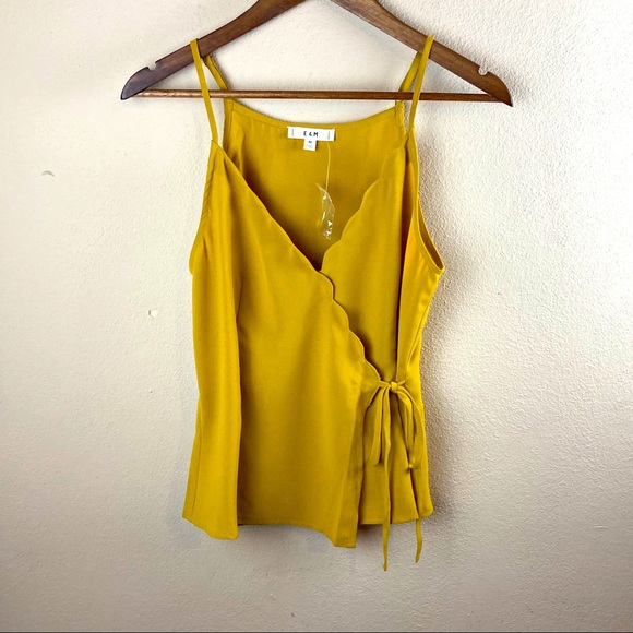 E&M Wrap Tank Top NWOT - Picture 1 of 10